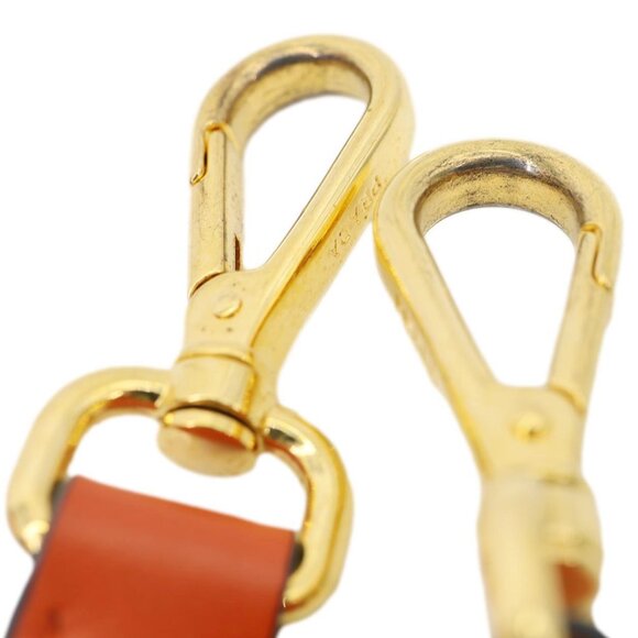 Prada  Esplanade Saffiano Vernice Leather Crossbody Bag Orange - Picture 11 of 15